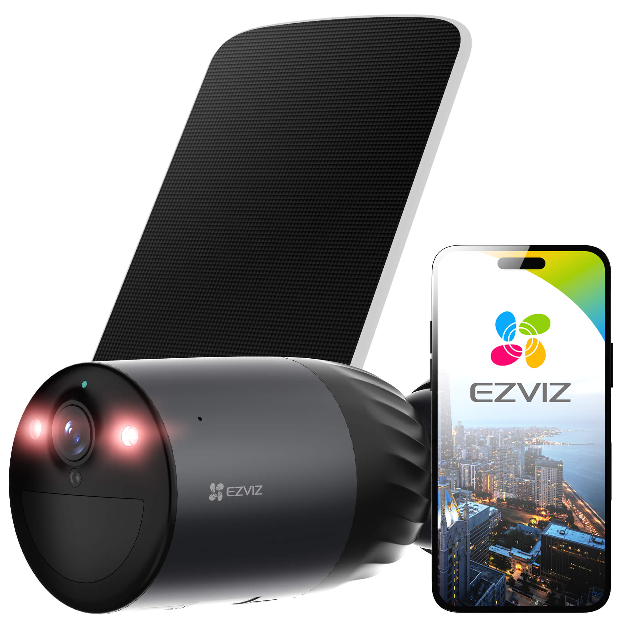 Kamera z własnym zasilaniem i panelem słonecznym Wi-Fi 8 Mpx EZVIZ eLife BC1C 4K Pro