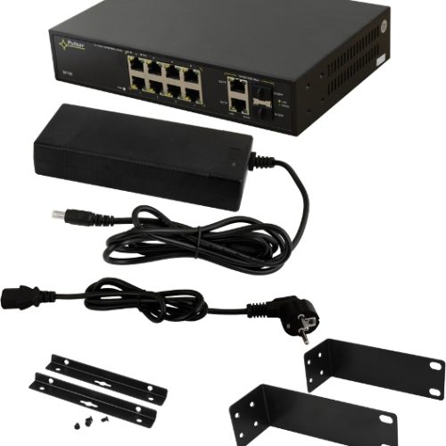 SWITCH POE PULSAR SF108 10-PORTÓW (8xPoE + 2xUPLI...