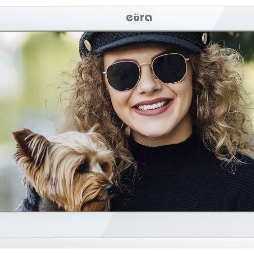 Wideodomofon EURA VDP-98C5 biały, dotykowy, LCD 1...