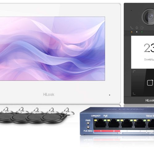 Wideodomofon IP-VIS-Pro-W, IP, Full HD, 129st., Pa...