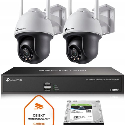 Zestaw monitoringu dom firma WIFI 2x VIGI C540-W 4...