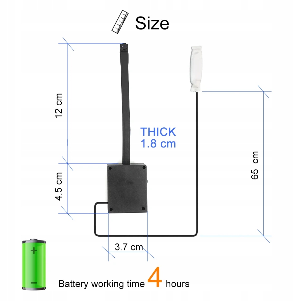 Mini kamera WIFI 4K na egzamin do czytania tekstu - obrazek 5