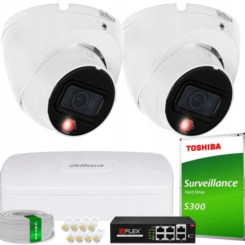Zestaw monitoringu dom kamera IP 2x IPC-HDW1839T-A...