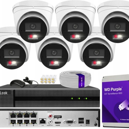 Zestaw monitoringu dom kamera IP 6x IPC-T280HA-LU ...
