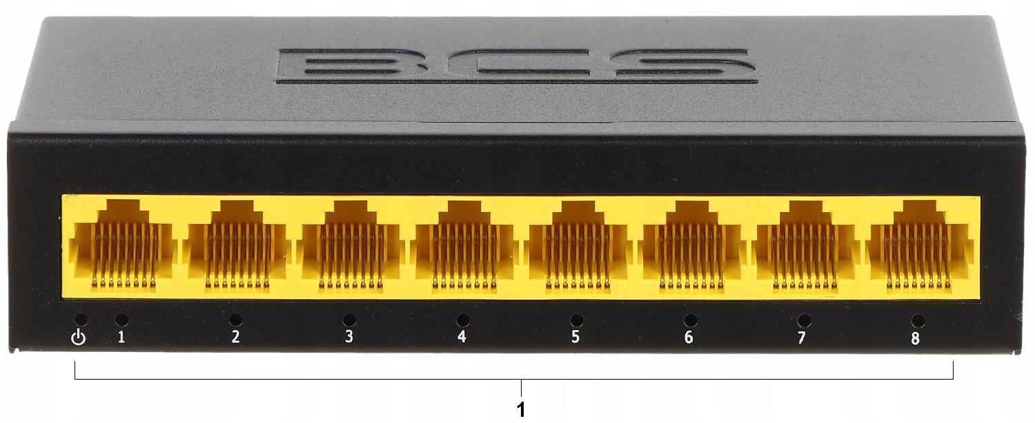 SWITCH BCS-B-S08G 8-PORTOWY BCS BASIC - obrazek 2