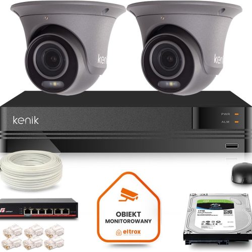 Zestaw monitoringu dom firma IP 2x KG-5260DZAS-IL-...