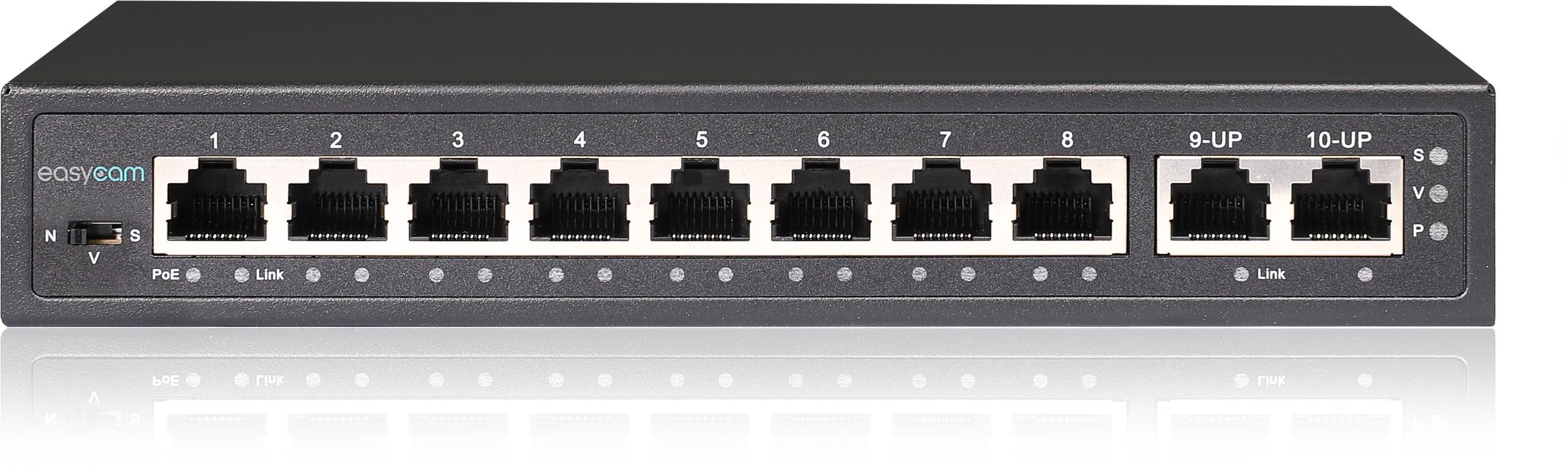 Zestaw do monitoringu IP dom kamera 6x EC-IP-D5MP30DL-W 5MPx IR40m mikrofon - obrazek 4