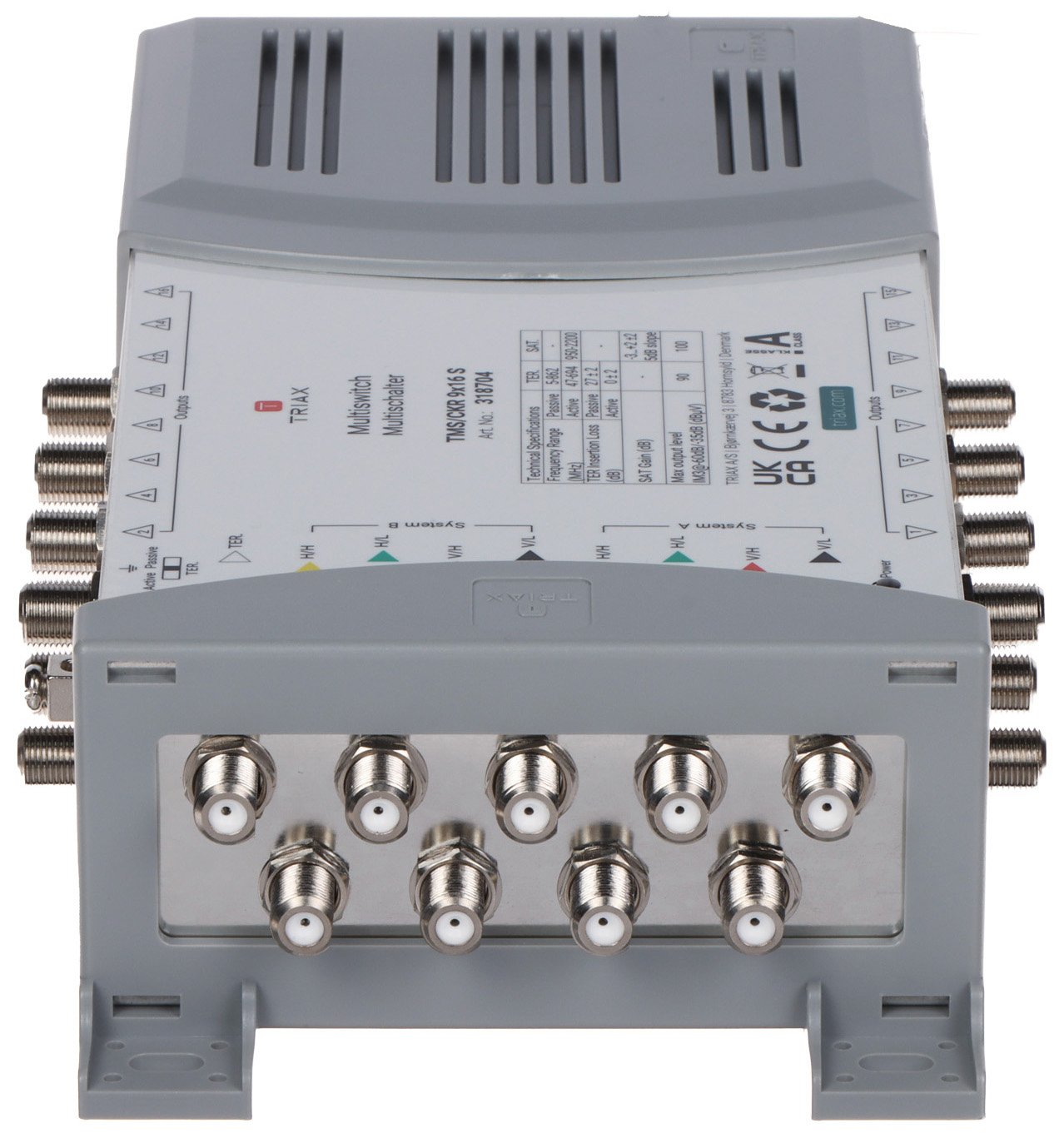 MULTISWITCH TMS-9/16S 9 WEJŚĆ / 16 WYJŚĆ TRIAX - obrazek 4