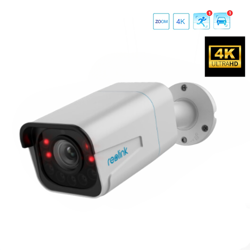 Kamera zewnętrzna Reolink RLC 811A | jakość 4K | POE | Czujnik ruchu z wykrywaniem postaci i pojazdów