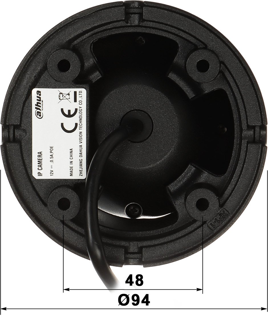 Kamera IP IPC-HDW1639T-A-IL-0280B-S6-BLACK Smart Dual Light 6Mpx 2.8 mm Dahua - obrazek 3