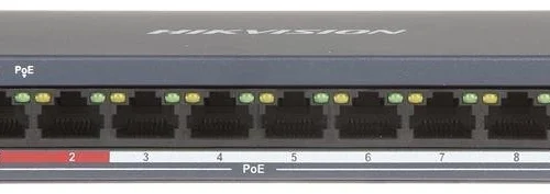 Switch Poe DS-3E0109P-E/M(B) 8-portowy Hikvision