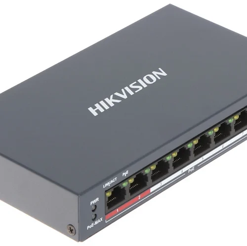 Switch Poe DS-3E0109P-E/M(B) 8-portowy Hikvision