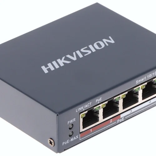 Switch POE DS-3E1105P-EI 4-PORTOWY Hikvision