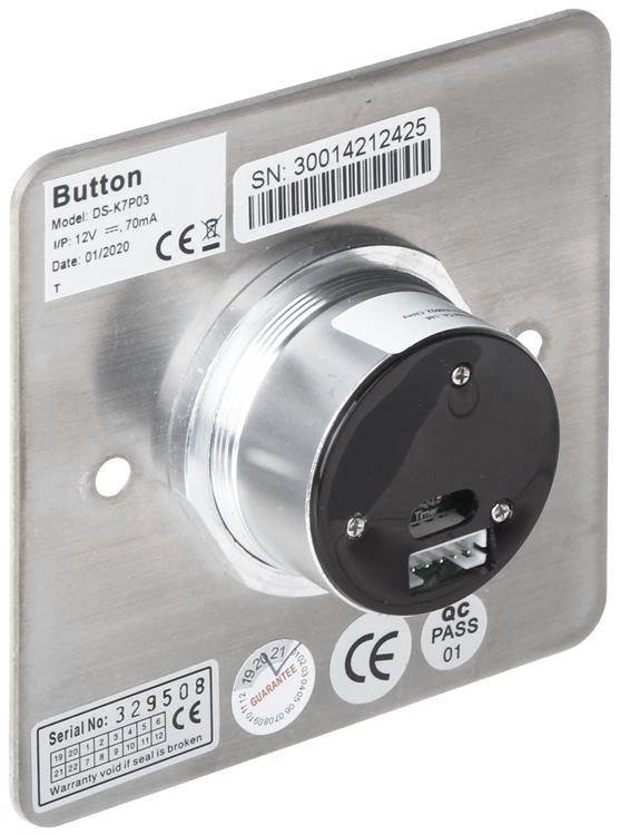 Bezdotykowy przycisk otwarcia drzwi DS-K7P03 Hikvision - obrazek 3