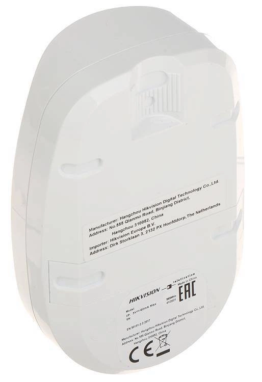 Bezprzewodowa czujka dualna mikrofala + PIR AX Pro DS-PDD12P-EG2-WE Hikvision - obrazek 3
