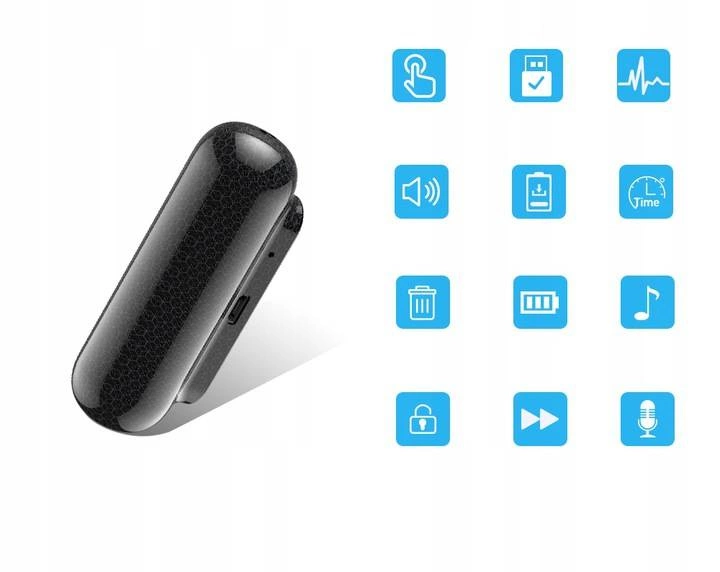 Dyktafon Q77 podsłuch na magnes 32GB - obrazek 8