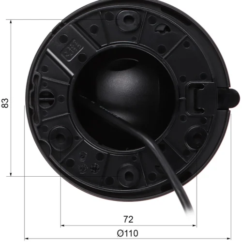 KAMERA IP IPC-HDW1439V-A-IL-BLACK Smart Dual Light – 3.7 Mpx 2.8 mm DAHUA