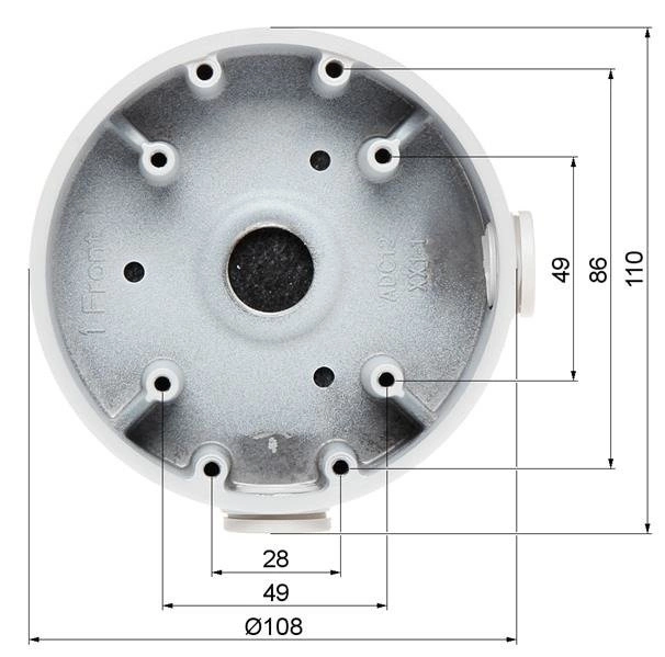 Uchwyt kamery PFA139 Dahua - obrazek 4