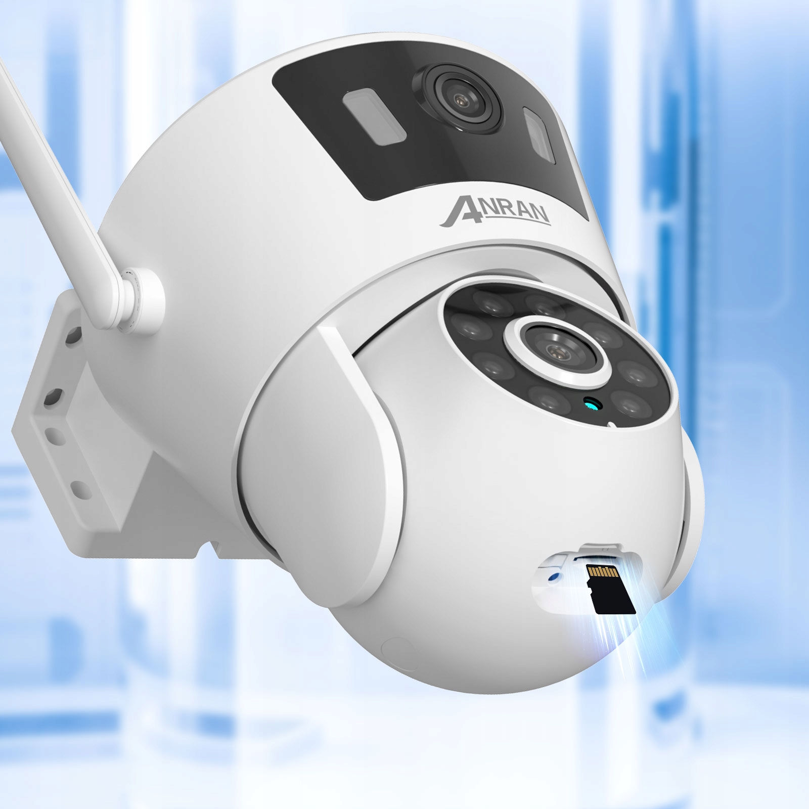Kamera IP zewnętrzna Anran P7 Dual Lens Wifi Camera autotracking ICSEE - obrazek 12