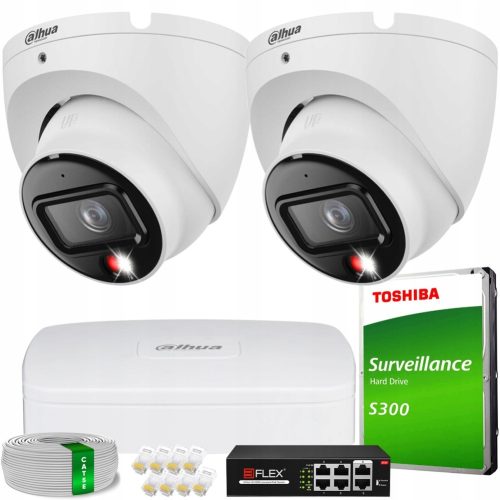Zestaw monitoringu dom kamera IP 2x IPC-HDW1639T-A...
