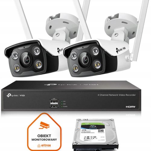 Zestaw monitoringu dom firma WIFI 2x VIGI C340-W (...