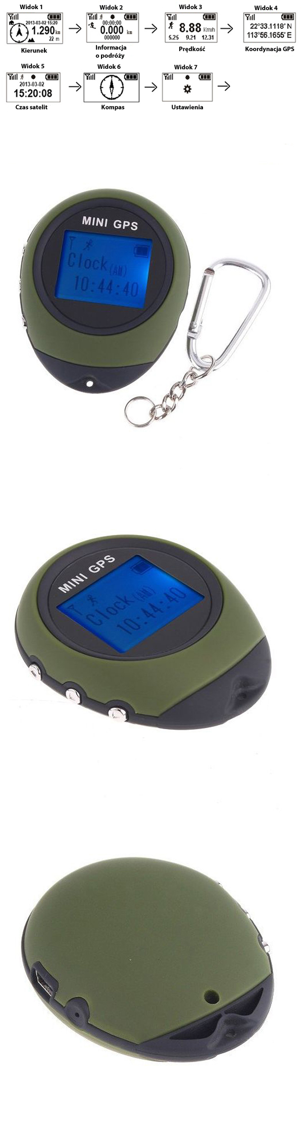 Lokalizator GPS 3.0 PG-03 Turystyczny na Grzyby do Lasu PG03 - obrazek 9