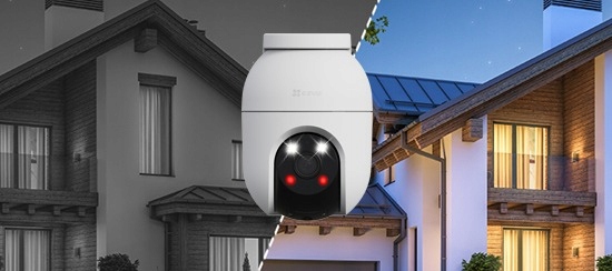 Zestaw monitoringu dom IP kamera obrotowa WiFi 2x C8c 3K 5MPx IR 30 m audio - obrazek 10