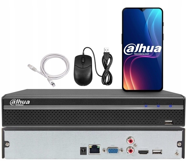 Zestaw monitoringu dom kamera IP 6x IPC-HDW1639T-A-IL 6MPx IR30 m mikrofon - obrazek 4