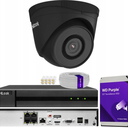 Zestaw monitoringu dom kamera IP 1x IPC-T250H BLAC...
