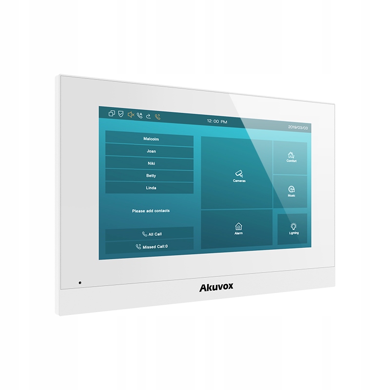 Zestaw z wideodomofonowy Akuvox E12W z monitorem C313N - obrazek 4