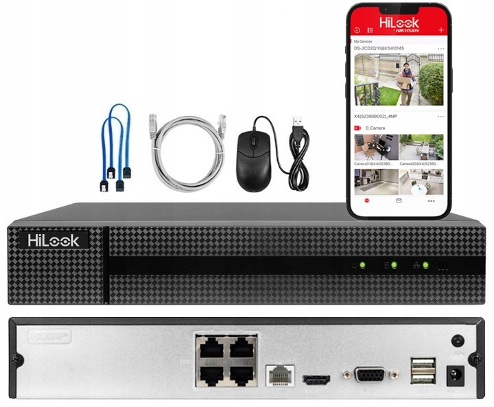 Zestaw monitoringu dom IP obrotowa kamera 1x PTZ-N2C400M-DE 4MPx IR 30 m - obrazek 3