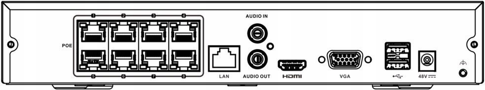 Rejestrator HiLook NVR-108MH-C/8P(D) - obrazek 2
