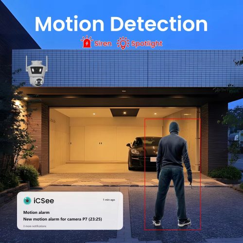 Kamera obrotowa wifi G-VISION AUTOTRACKING 6Mpx dwa obiektywy APP Icesee