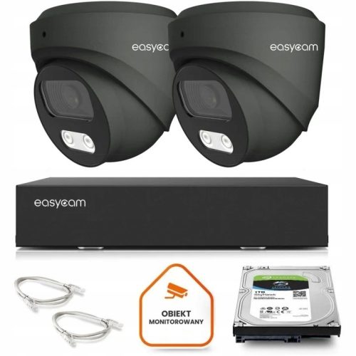 Zestaw do monitoringu IP dom kamera 2x EC-IP-D8MP3...