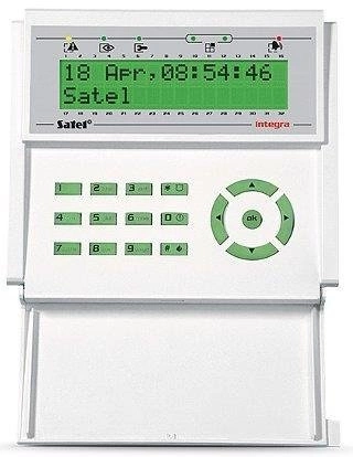 Manipulator Satel Integra  INT-KLCD-GR Zielony