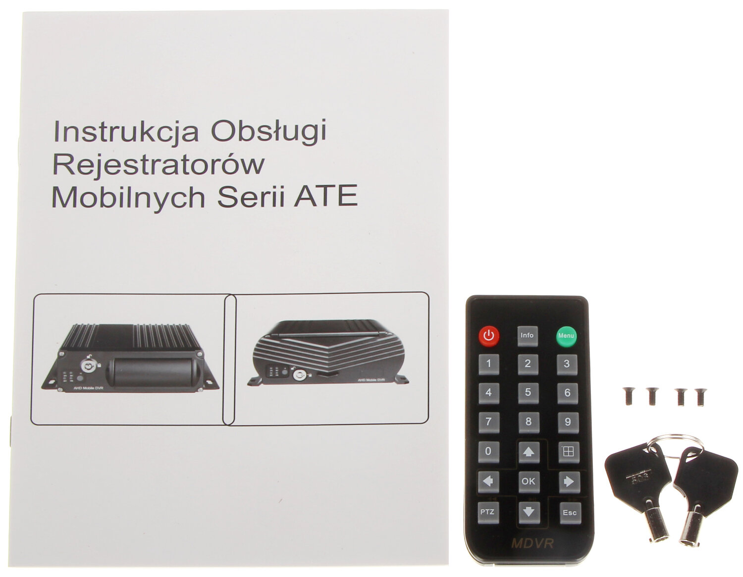 Rejestrator mobilny AHD ATE-D0801-T2 8 Kanałów - obrazek 8