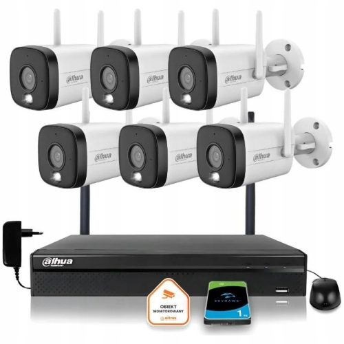 Zestaw monitoringu kamera WIFI IP 6x IPC-HFW1339DT...