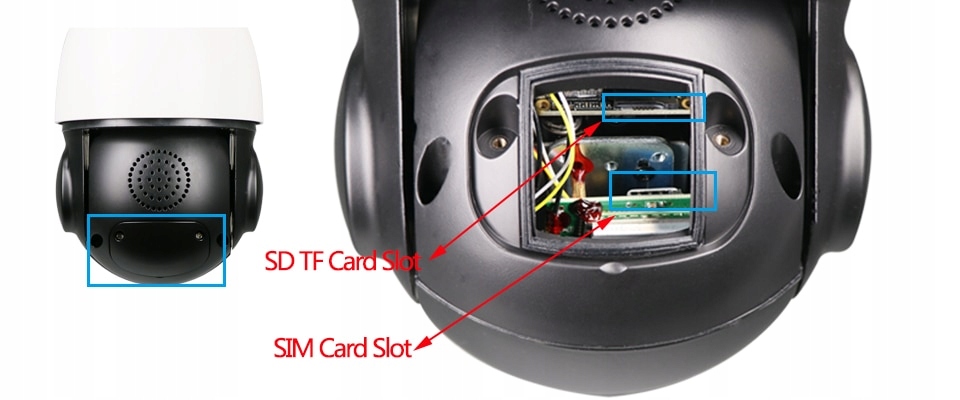 KAMERA OBROTOWA NA KARTE SIM 4G ZOOM x30 8MPX 4K 128GB GRATIS CAM HI APP - obrazek 12