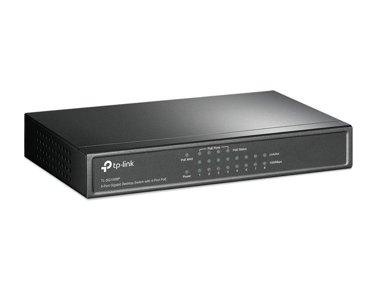 SWITCH TP LINK TL-SG1008P 8 PORTÓW GIGABIT 4 PORTY PoE - obrazek 2