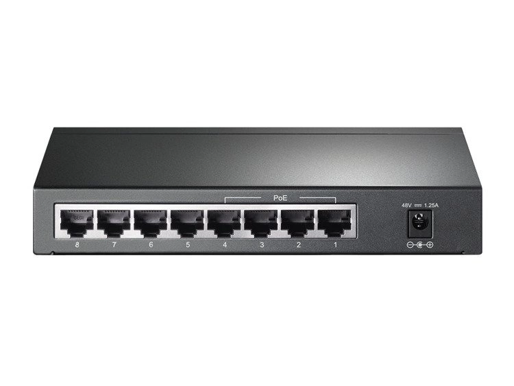 SWITCH TP LINK TL-SG1008P 8 PORTÓW GIGABIT 4 PORTY PoE - obrazek 4