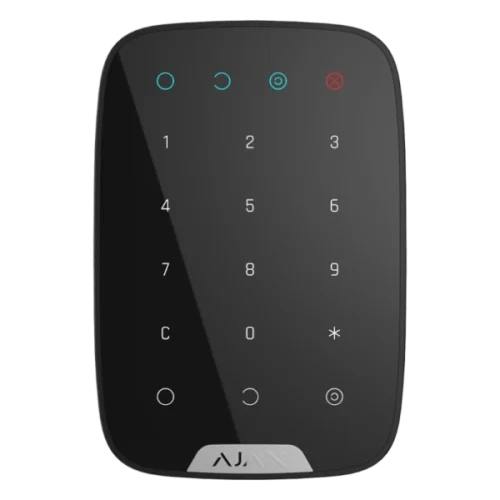 Bezprzewodowa dotykowa klawiatura Ajax Keypad czar...