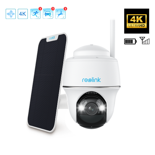 Kamera zewnętrzna obrotowa Reolink Go PT Ultra 4K 8Mpx GSM | Akumulator | LTE 4G | Bezprzewodowa | Tryb nocny w kolorze| Czujnik ruchu | Reolink