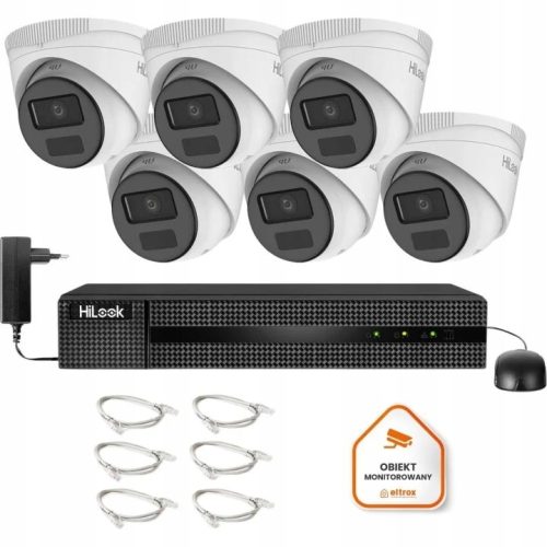 Zestaw do monitoringu dom firma kamera IP 6x IPCAM...