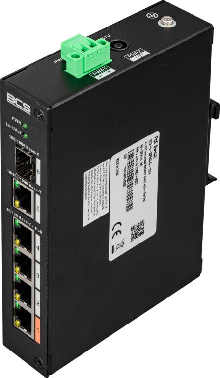 5 portowy niezarządzalny switch (PoE) BCS-L-SP0401G-1SFP(2) - obrazek 2