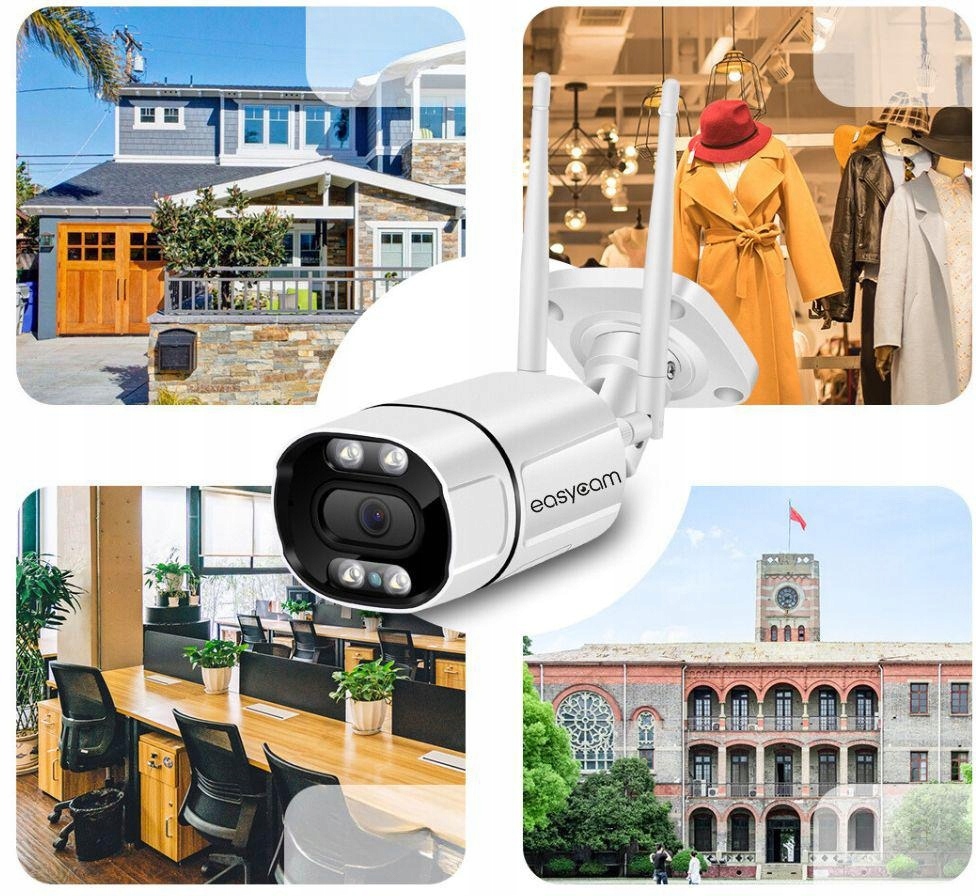 Zestaw monitoringu WIFI IP dom kamera 4x EC-5T3IR Kit/NVR4CH/4-5T3IR-A IR20 - obrazek 5