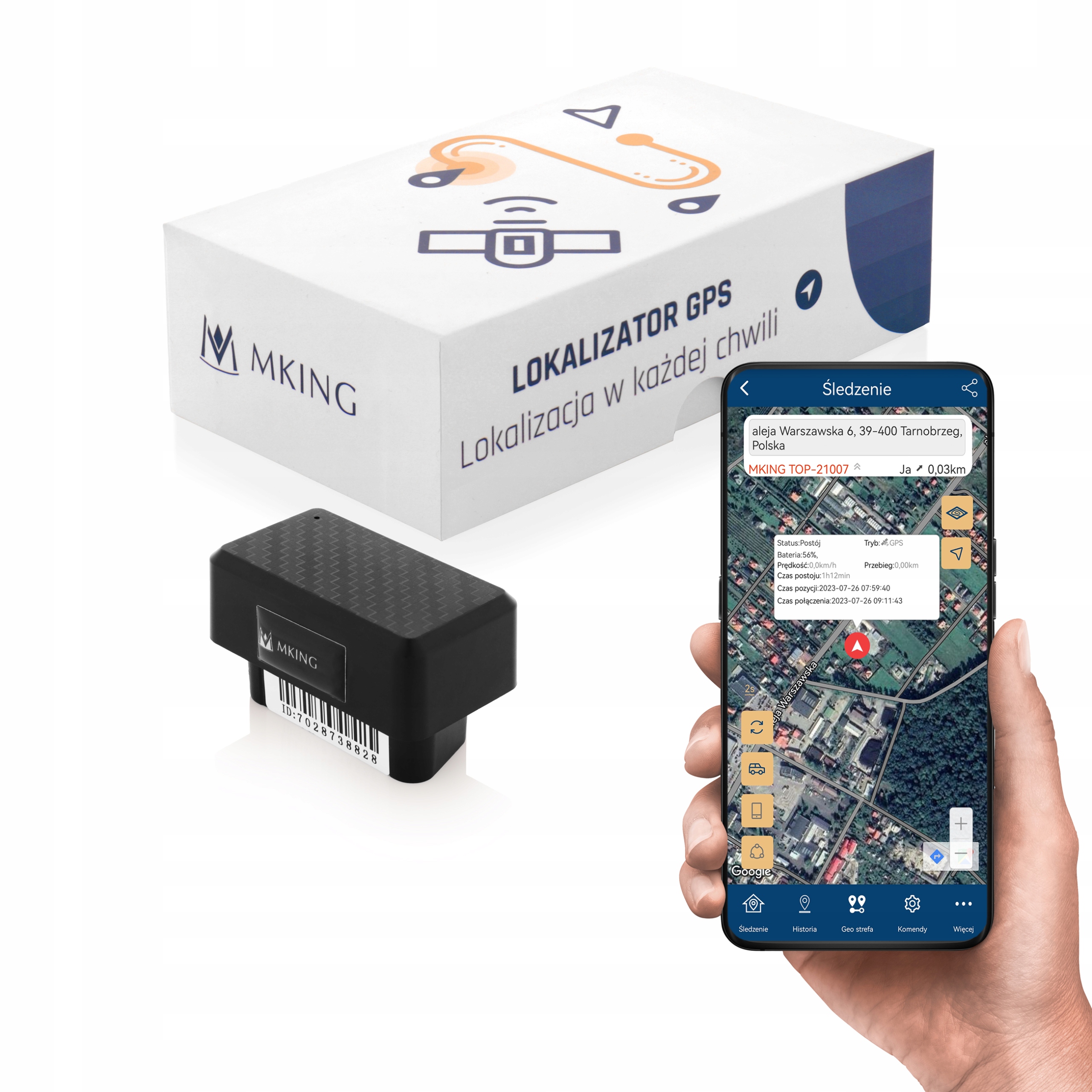 Lokalizator GPS Mking GPS MK08 - obrazek 10