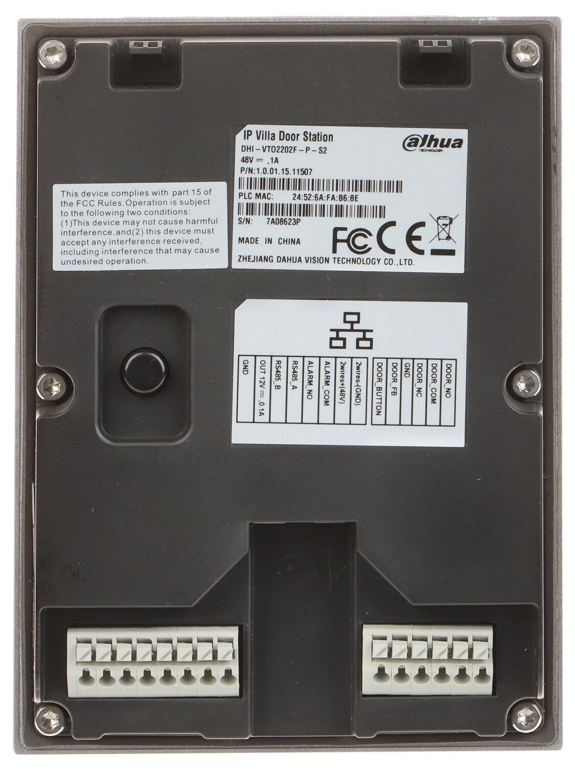 Wideodomofon VTO2202F-P-S2 Dahua - obrazek 4