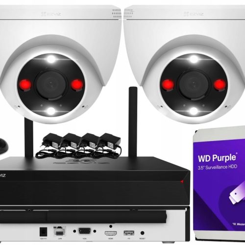 Zestaw monitoringu WiFi dom kamera IP 2x CS-H4 2K ...