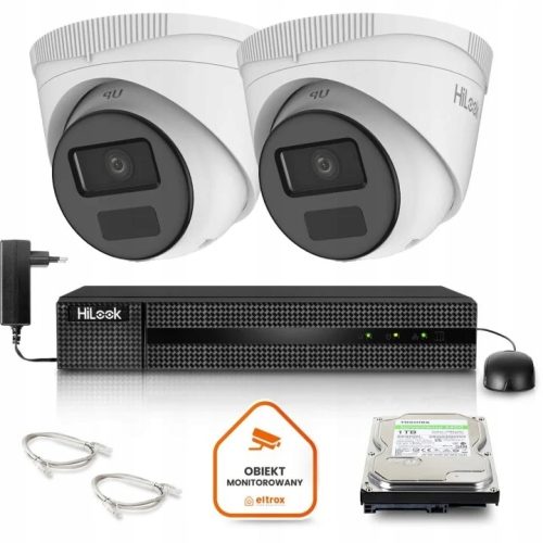 Zestaw do monitoringu dom firma kamera IP 2x IPCAM...