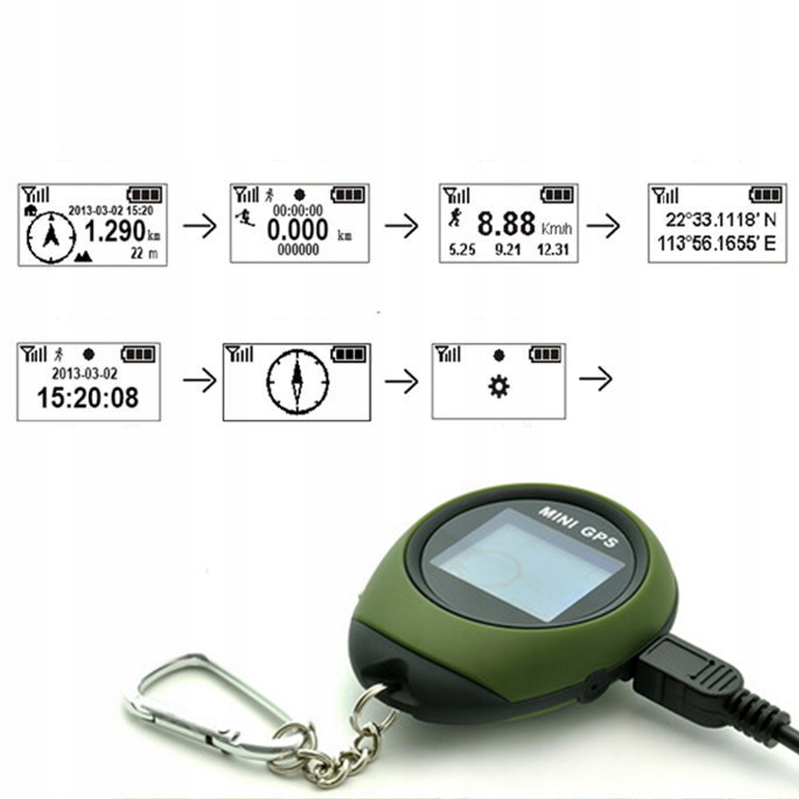 Lokalizator GPS 3.0 PG-03 Turystyczny na Grzyby do Lasu PG03 - obrazek 4